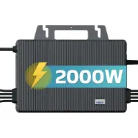 SUNNIVA TSUN Mikro-Wechselrichter 2000W TSOL-MS2000 für Balkonkraftwerk, IP67 wetterfest, 4 MPPT, Bluetooth & WIFI, Micro Inverter