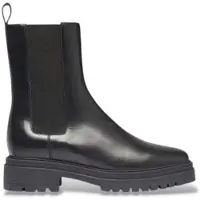Ba&sh für Damen. 2H20CODA Coda Lederstiefel schwarz (41), 3 bis 5 cm, Keine, Lässig