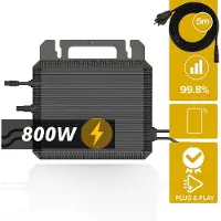 SUNNIVA MARSTEK 800 W Mikro-Wechselrichter MST-MI0800 - 2 MPPT, IP67, WiFi & App, Plug-&-Play Inverter