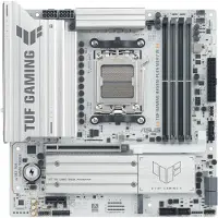 Asus TUF GAMING B850M-PLUS WIFI7 W, AMD, Sockel AM5, AMD Ryzen 7000 Series, AMD Ryzen 8000 Series, AMD Ryzen 9000 Series, Sockel AM5, DDR5-SDRAM, 256 GB