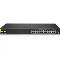 HP Aruba Networking CX 6100 24G Class4 PoE 4SFP+ 370W Switch, Managed, L3, Gigabit Ethernet (10/100/1000), Power over Ethernet (PoE), Rack-Einbau, 1U