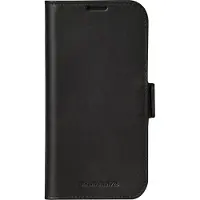 dbramante1928 Apple iPhone 16 Hülle - Echtes Leder - - Klapphülle - Schwarz