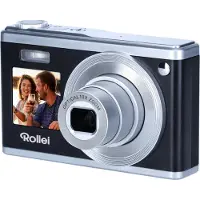 Rollei Compactline 10x, 60 MP, 5264 x 3888 Pixel, CMOS, 10x, 4K Ultra HD, Grau, Silber