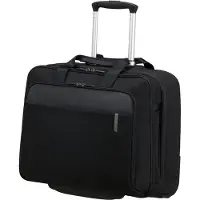 Samsonite Aktentasche "EVOSIGHT 17,3 mit Rollen" Businesstasche mit Rollen und Teleskopstange Trolleyaufstecksystem