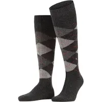 Burlington Kniestrümpfe "Preston", Herren, Gr. 40-46, grau (anthra. moul. (3087)), Obermaterial: 83% Polyacryl PAN. 17% Polyamid PA., Socken Kniestrümpfe
