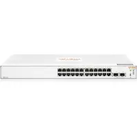 HP HPE Networking Instant On 1830 24G 2SFP, Managed, L2, Gigabit Ethernet (10/100/1000), Vollduplex, Rack-Einbau, 1U