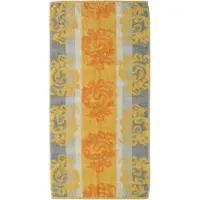 Cawö Badehandtuch Cashmere Jacquard Hellorange