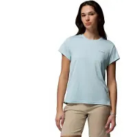 Columbia Bluevista Hill Short Sleeve Crew marine light heather (482) S