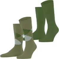 Burlington Everyday Mix Socken 2-Pack Grün 7473 - 40-46