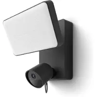 Philips Hue Secure Flutlicht Kamera, IP-Sicherheitskamera, Draußen, Kabellos, Amazon Alexa / Google Home / Apple HomeKit, Wand, Schwarz