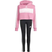 Adidas Seasonal Essentials Tiberio 3 Stripes Fleece Leggings Trainingsanzug
