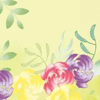 Duni Tissue-Serviette 40 x 40 cm Soft Tropics 3-lagig, 1250 Stk/Krt (5 x 250 Stk)