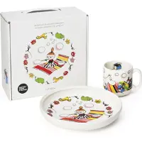 Arabia Mumin Kinderset Teller + Becher Lilla My