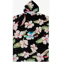 Roxy Badeponcho "Stay Magical Printed", Damen, bunt (anthrazit spring charming), Obermaterial: 100% Baumwolle., Hausmäntel Badeponcho