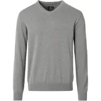 Casamoda Pullover V-Ausschnitt Grau