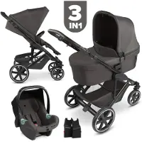 ABC Design 3in1 Kombi-Kinderwagen-Set Sierra All in