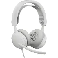 Logitech Zone Wired 2, Kabelgebunden, 20 - 20000 Hz, Anrufe/Musik, 223,5 g, Kopfhörer, Weiß