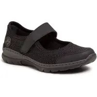 Rieker Damen Ballerinas L32B5-00 schwarz 40