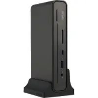 Asus Triple Display USB-C Dock Duo DC301, Kabelgebunden, 90 W, 1000 Mbit/s, Schwarz, SD, 10 Gbit/s