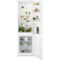 AEG 5000 ColdSense / Einbau-Kühl-Gefrierkombination / 1780 mm / 271 L / LowFrost – weniger Eisbildung / Schlepptür OSC5S181ES Weiß