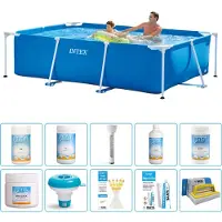Intex Rechteckiger Frame Pool - 260x160x65 cm - 11-teilig S43238