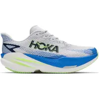 Hoka One One Mach X 3 Laufschuhe Weiß Blau AW26, Größe EU 46