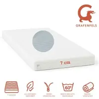 Grafenfels Topper Gold 120x200 Fest 7cm Hoch 7-Zonen