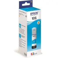 Epson 106 EcoTank-Tintenflasche in Cyan, Original, Cyan, , - EcoTank ET-7750 - EcoTank ET-7700, 70 ml, Tintenstrahldrucker