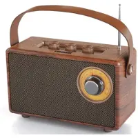 TIROSS Retro-Radio mit Bluetooth-USB-Player