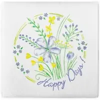 Mank Serviette Happy Days aus Linclass Airlaid, 40 x 40 cm, 50 Stück