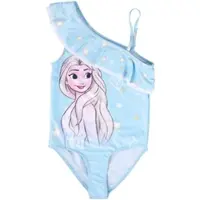 United labels Disney Frozen Disney Die Eiskönigin Badeanzug mit Rüschen Elsa Frozen in blau | Gr.: 110/116