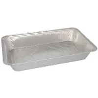 Starpak 3 Gastronorm-Behälter, Alu eckig 8,5 l 8 cm x 32,6 cm x 52,7 cm 1/1 | Schrumpffolie (3 Stück)