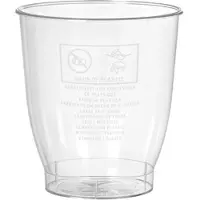Duni GmbH 1350 Becher Trinkglas Crystallo 20 cl Transparent Kunststoff