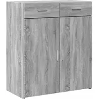 Helloshop26 - Buffet Sideboard Kommode Kleiderschrank Aufbewahrungsmöbel Organizer Küche Wohnzimmer Sonoma 80 x 42,5 x 93 cm 02_0036541