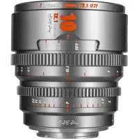 7artisans 10mm T2.1 Fuji (FX-Mount) Titanium Grau
