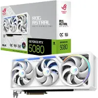 Asus ROG Astral - -RTX5080-O16G-WHITE, GeForce RTX 5080, 16 GB, GDDR7, 256 Bit, 7680 x 4320 Pixel, PCI Express 5.0