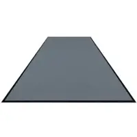 M&A Matting Schmutzfangmatte Colorstar, mittelgrau, waschbar, glatter Rücken 74607585150-C03 , Maße (B x T): 75 x 85 cm
