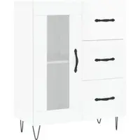 Helloshop26 - Buffet Sideboard Kommode Schrank Aufbewahrungsmöbel Organizer für Küche und Wohnzimmer Hochglanzlackierung 69,5 x 34 02_0030695