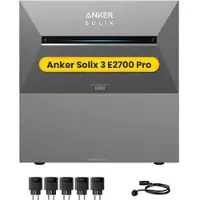 Anker SOLIX Solarbank 3 E2700 Pro All-in-One Speicher für Balkonkraftwerk, by Powerness - 5.4kWh / 5 x Smart Plug / Selbstabholung