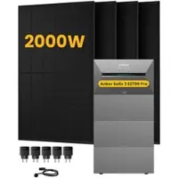 Anker SOLIX Solarbank 3 E2700 Pro, mit 4 x 500 Bifaziale Solarmodule.by Powerness - 10.8kWh / 5 x Smart Plug / Selbstabholung