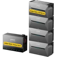 Anker SOLIX Power Dock Multisystem mit Solarbank 3 E2700 Pro Balkonkraftwerk Speicher, by Powerness - 1x Power Dock + 4x Solarbank 3 E2700 Pro / ohne Smart Meter / Selbstabholung