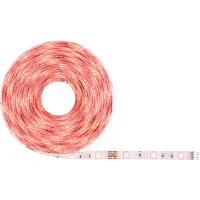 Paulmann LED-Streifen Komplettset SimpLED 5m, smart, RGB 24W SimpLED, dimmbar, weiß / opal, für Wohn- / Esszimmer, Kunststoff