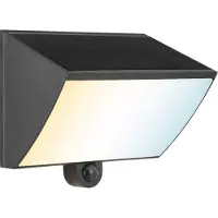 Brilliant Solar-Außenwandleuchte 'Sierra' mit Bewegungssensor 900 lm warumwei0 bis tageslichtweiß IP 54 16,4 x 10,5 x 14,3 cm