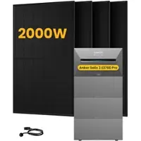 Anker SOLIX Solarbank 3 E2700 Pro, mit 4 x 500 Bifaziale Solarmodule.by Powerness - 10.8kWh / ohne Zubehör / Standardversand