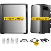 EcoFlow Stream Ultra X, All-in-One Speicher für Balkonkraftwerke, by Powerness - Stream Ultra X + Stream AC Pro | 5760Wh / 4 x Smart Plug / Selbstabholung