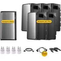 EcoFlow Stream Ultra, All-in-One Speicher für Balkonkraftwerke, by Powerness - Stream Ultra + 5 x Stream AC Pro | 11520Wh / 4 x Smart Plug / Powerness Express (Lieferzeit: 5-14 Werktage)