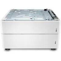 HP Papierzuführung und Unterstand - Medienschacht - 1100 Blätter in 2 Schubladen (Trays) - für Color LaserJet Enterprise MFP M776, LaserJet Enterprise Flow MFP M776