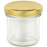 MamboCat 50er Set Sturzglas 167 ml To 66 goldener Deckel incl. Diamant Gelierzauber Rezeptheft
