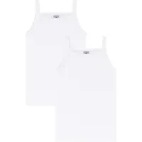 Petit Bateau 2er-Set: Unterhemden in Weiß - 164