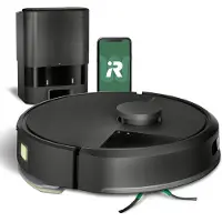 iRobot Roomba 105 Combo Robot + AutoEmpty, Beutellos, Schwarz, Rund, Staubbeutel, 3 Rad/Räder, Ladend, Purification